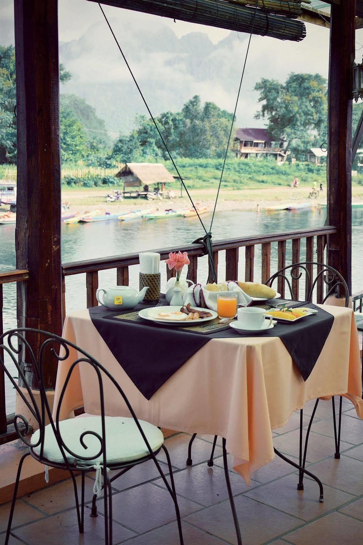 Villa Nam Song Vang Vieng Exterior foto